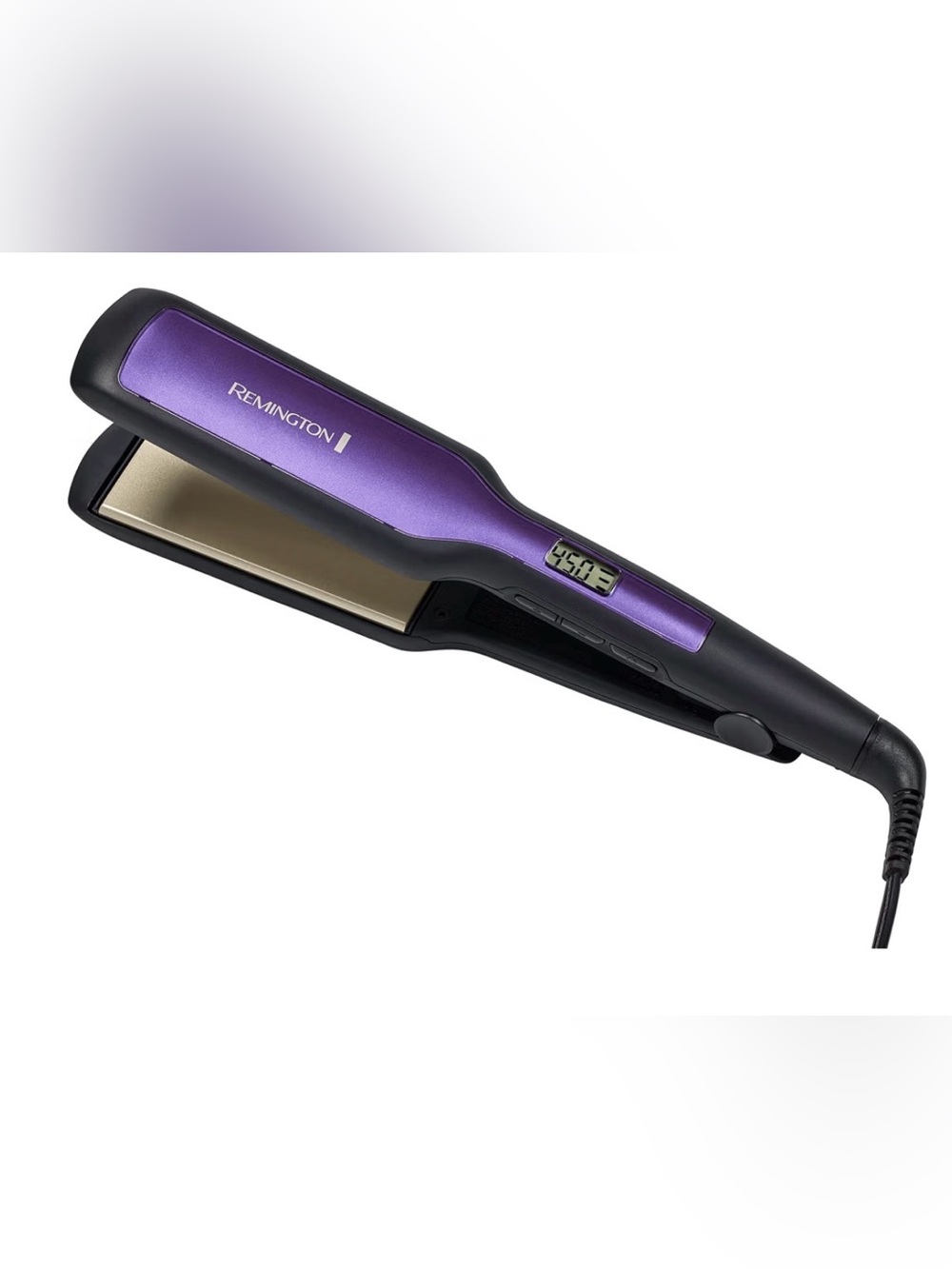 Remington Purple and Black Digital Hair Straightener